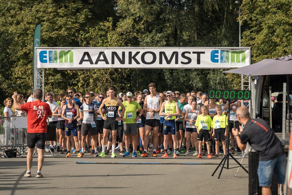 Start halve marathon Erpe-Mere