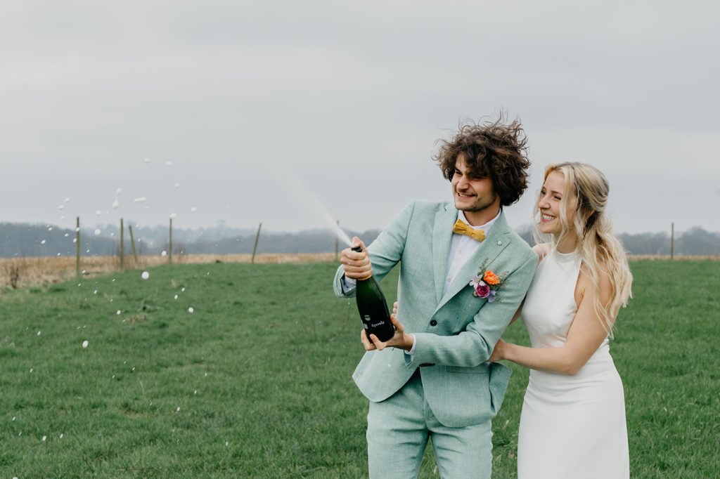 Champagne shower
